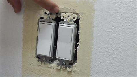 drywall patch over electrical box|patching drywall around electrical outlet.